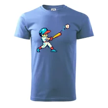 Baseballový hráč pixel art
