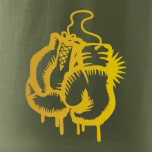 Box rukavice - zlatá potlač Box rukavice - zlatá potlač