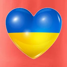 Ukrajina srdce vlajka Ukrajina srdce vlajka