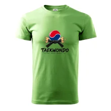 Taekwondo pás a rozlomená deska eat sleep repeat