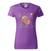 Bitcoin logo s grafmi