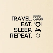 Eat sleep travel - alkovna