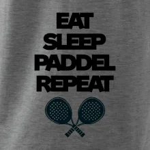Eat sleep padiel repeat pod sebou