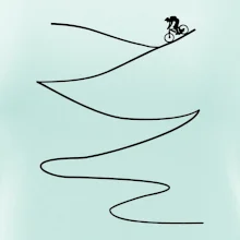 Cyklo zjazd z kopca Cyklo zjazd z kopca