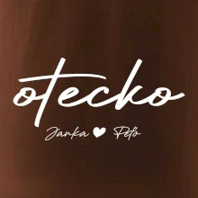 Otecko - tričko s menami deti