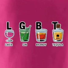 LGBT -  Likér, Gin, Brandy, Tequila