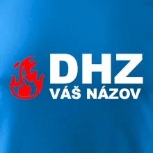 DHZ (oheň, názov sboru - vlastný nápis)