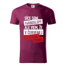 Síce som farboslepý, ale viem, že v červenej vyzerám dobre