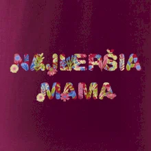 Kvetinový nápis - Najlepšia mama