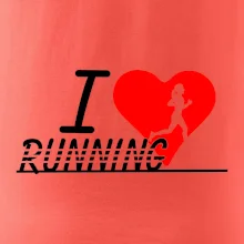 I love running dievča