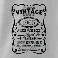 Vintage Etiketa - 1965