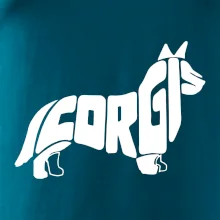 Corgi - nápis v tele