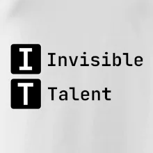 IT Nápis Invisible Talent