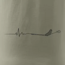 Florbalové EKG s florbalkou a míčkem