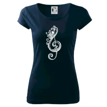 Husľový kľúč kvety Husľový kľúč kvety