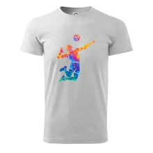 Volejbalista splash s loptou