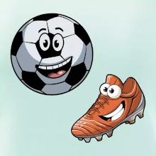 Parové tričko - Kopačka a lopta