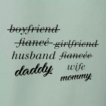 Partnerské tričko nastávajúci rodičia