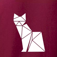 Origami mačka z boku