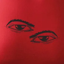 Párový motív - oko prižmúrené