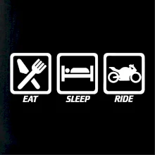 Eat sleep ride - cesta Eat sleep ride - cesta
