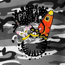 Pi a Pi z mačacej planéty (Pecka Design)