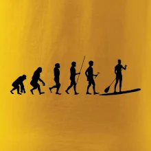 Evoluce paddleboard muž