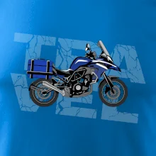 Cestovná enduro modrá