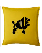 Pudel - nápis v tele