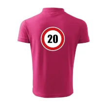 Dopravná značka - obmedzenie rýchlosti 20