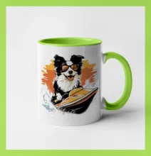 Border Kólia na vodnom skútri