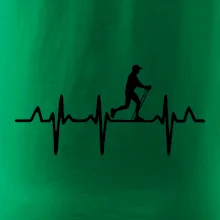 EKG nordic walking muž