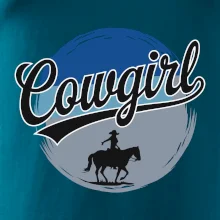 Cowgirl modrý pruh