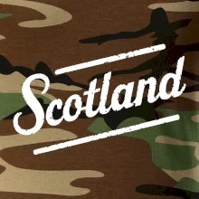 Scotland Vintage nápis Scotland Vintage nápis