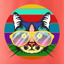 Mačka pri farebnom západe Mačka pri farebnom západe