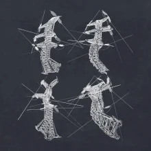 Skrútený stožiar vysokého vedenia