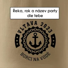 K vode - kotva (vlastný nápis)