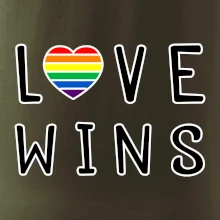 Love wins nápis