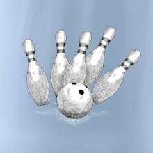 Bowling kresba