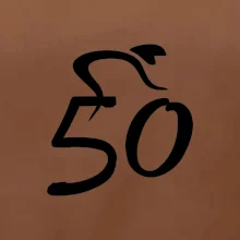 Cyklista oslavuje päťdesiatku (50)