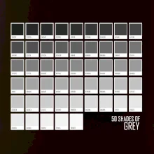 50 farebných odtieňov šedej