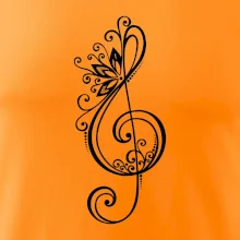 Husľový kľúč kvety