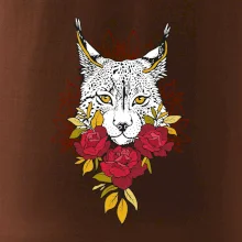 Rys s červenými ružami (Pecka design)