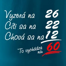 Vyzerá, cíti sa, chová sa - 60 rokov Vyzerá, cíti sa, chová sa - 60 rokov