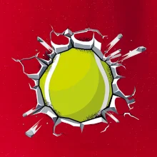 Tenisová loptička v triku