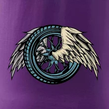 Moto koleso s krídlami