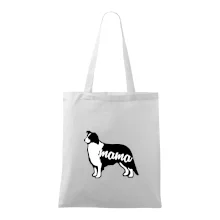 Border kolie mama obrys