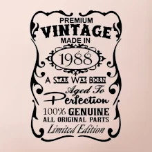 Vintage Etiketa - 1988