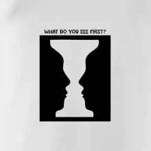 What do you see first? Pohár - Tváre