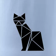 Origami mačka z boku